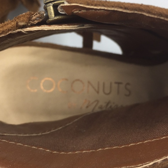 Coconuts by Matisse Tan Open Toe Booties Sz 9.5 - Picture 8 of 8